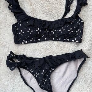 J. Crew Two Piece Ruffle Bikini Women's XXS